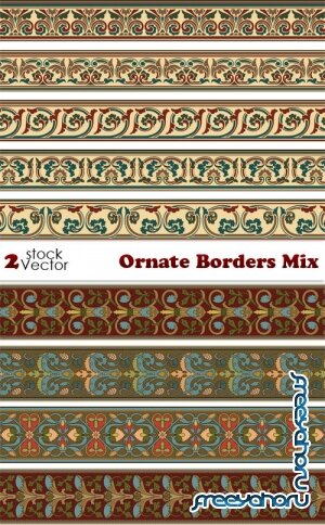 Vectors - Ornate Borders Mix