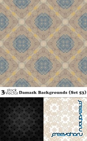 Vectors - Damask Backgrounds (Set 53)