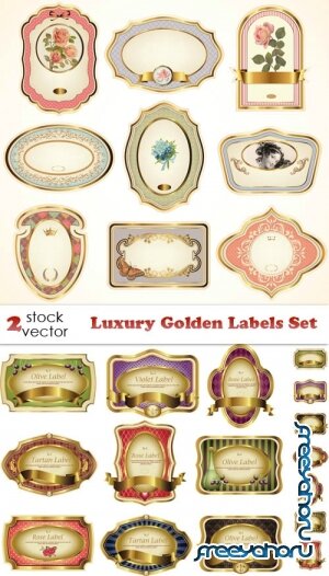   - Luxury Golden Labels Set