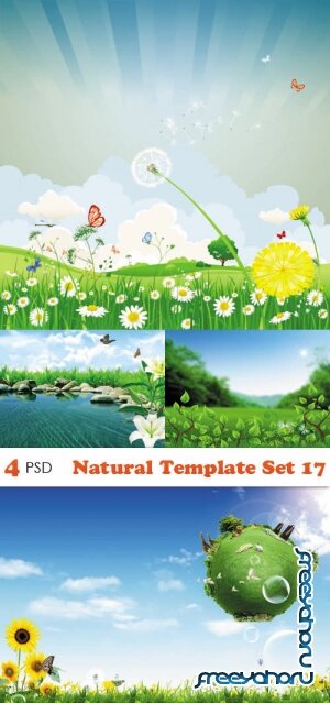PSD - Natural Template Set 17