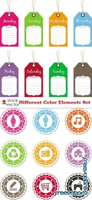   - Different Color Elements Set