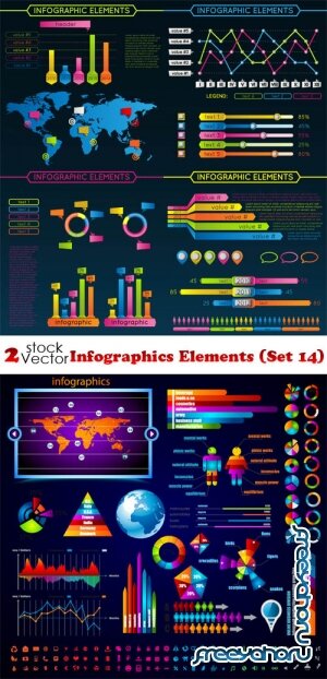 Vectors - Infographics Elements (Set 14)