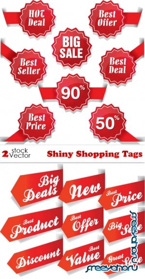 Vectors - Shiny Shopping Tags
