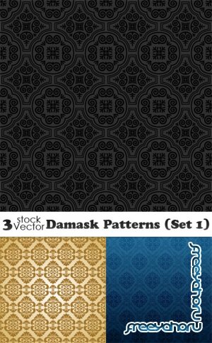 Vectors - Damask Patterns (Set 1)
