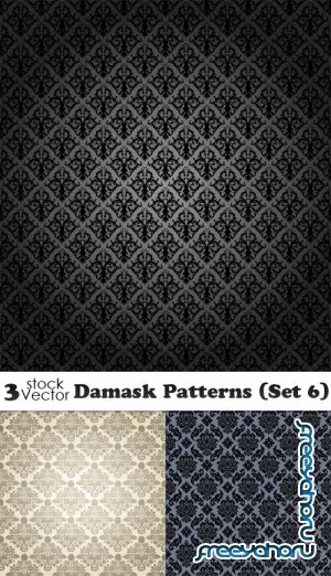 Vectors - Damask Patterns (Set 6)