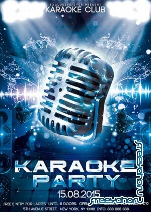 Karaoke Party Premium Flyer Template