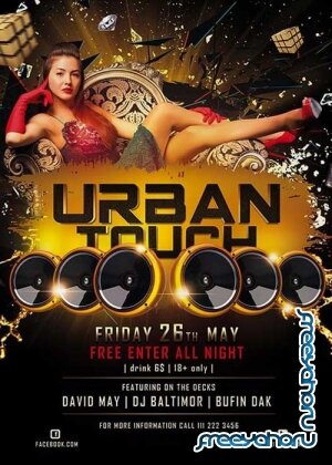 Urban Touch V1 Flyer PSD Template