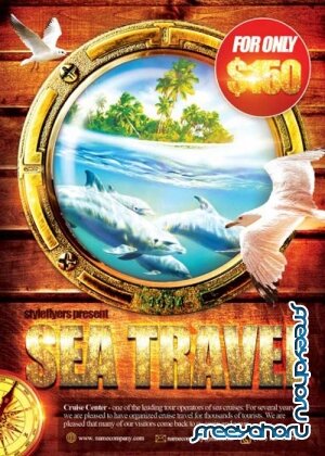 Sea Travel V2 PSD Flyer Template