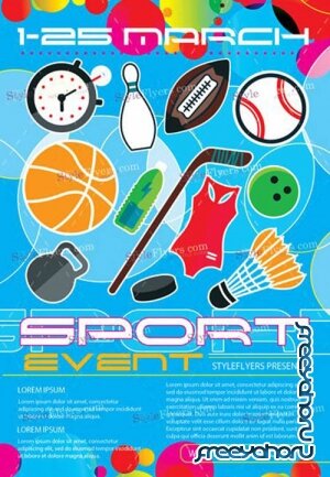 Sport Event V5 2019 PSD Flyer Template