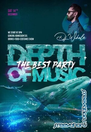 Depth of Music Party V0301 2020 Premium PSD Flyer Template