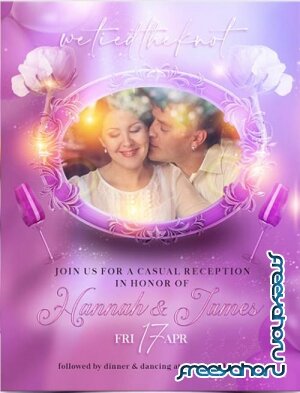 Wedding Day V1201 2020 Premium PSD Flyer Template